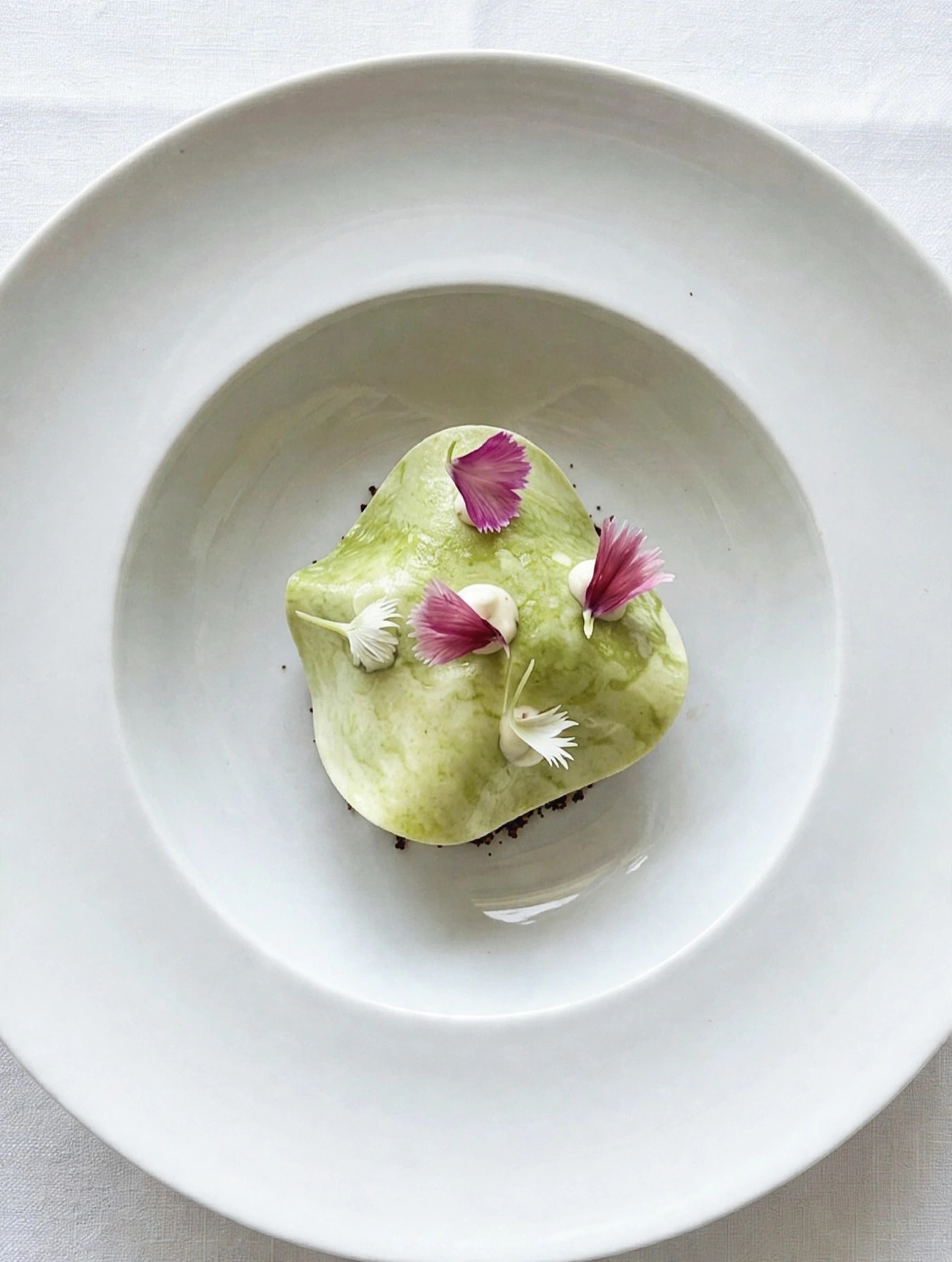Crabe des neiges dressé en assiette